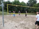 Beim Beach-Volleyball